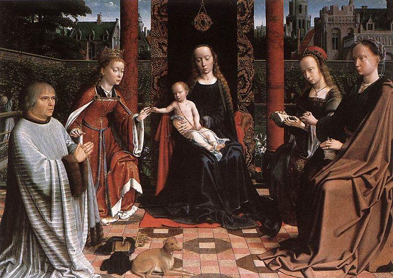 Gerard David The Mystic Marriage of St Catherine Spain oil painting art